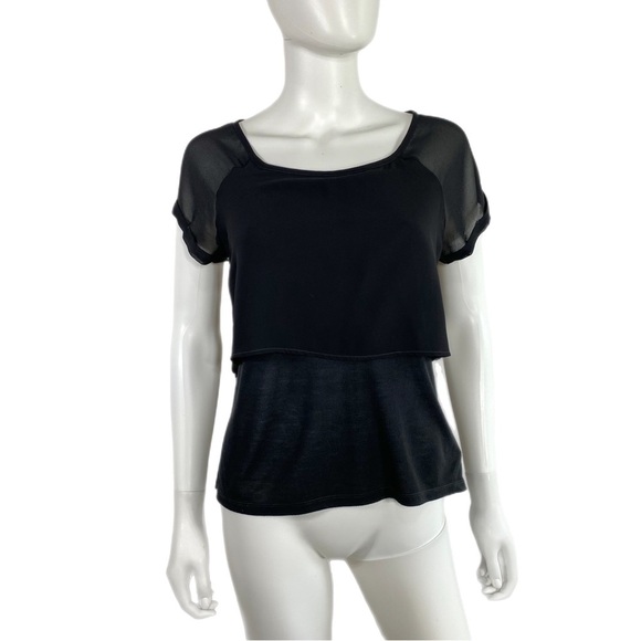 American Eagle Multi-Layered Black Top - Picture 1 of 7